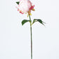 18" Faux Peony Bud Stem Light Pink