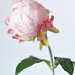18" Faux Peony Bud Stem Light Pink