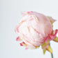 18" Faux Peony Bud Stem Light Pink