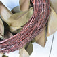 27" Faux Magnolia Leaf Wreath