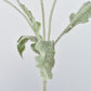 24" Faux Red Poppy Stem