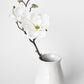 19" Faux Magnolia Stem White