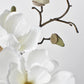 19" Faux Magnolia Stem White
