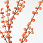 43" Faux Outdoor Orange Berry Stem