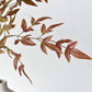 40" Faux Nandina Fall Foliage - Green/Burgundy