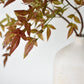 40" Faux Nandina Fall Foliage - Green/Burgundy