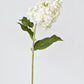 28" Faux Cone Hydrangea Stem White