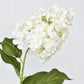 28" Faux Cone Hydrangea Stem White