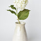 28" Faux Cone Hydrangea Stem White