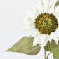 25" Faux Sunflower Stem White