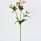 25" Faux Helleborus Stem Pink / Green