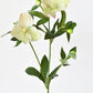 25" Faux Helleborus Stem Green