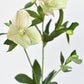 25" Faux Helleborus Stem Green