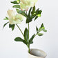 25" Faux Helleborus Stem Green