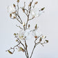 40" Faux Magnolia Branch Stem