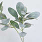28" Faux Lambs Ear Leaf Stem