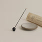 Black Sphere Brass Incense Holder