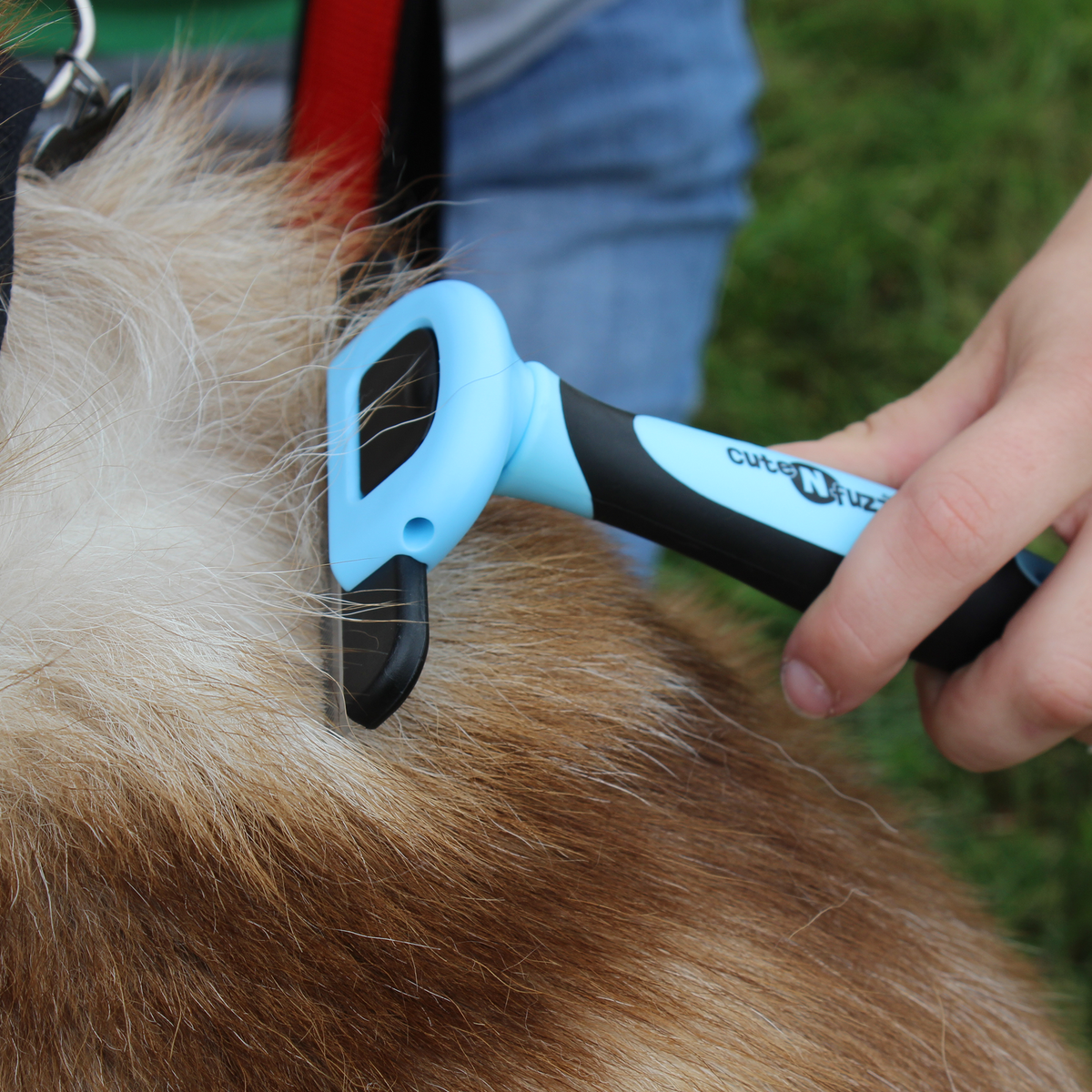 Peine de aseo para mascotas para eliminar el pelo suelto en 2 tamaños de cuteNfuzzy®