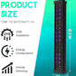 Dimmable LED Reptile UVB Lamp – 12W Long-Life Light w/ Timer & Cycles