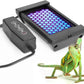 Dimmable LED Reptile UVB Lamp – 12W Long-Life Light w/ Timer & Cycles
