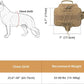 Dog Backpack Tactical Saddle Bag 900D Nylon Hiking Camping Pack Large Dogs