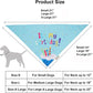 Dog Birthday Bandana, Party Hat & Bow Tie Set for Small- Large Dogs