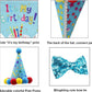 Dog Birthday Bandana, Party Hat & Bow Tie Set for Small- Large Dogs