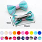 Dog Hair Bows Clips 40PCS Colorful Ribbon Accessories Small Dogs Grooming