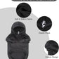 Dog Hoodie Security Fleece Sweatshirt w/ Leash Hole Warm Pet Costume for Small Dogs