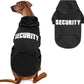 Dog Hoodie Security Fleece Sweatshirt w/ Leash Hole Warm Pet Costume for Small Dogs
