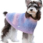 Dog Sweater Cloak Turtleneck Knit Coat XS-XL Small Dogs Winter Warm