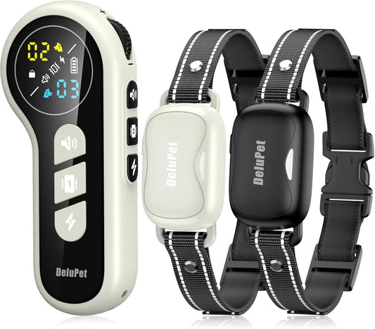 Dog Training Collar with Remote for 2 Dogs, 4500ft Range, Rechargeable