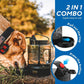 Portable Dog Travel Water Bottle Leak Proof Bowl for Hiking Large Dogs