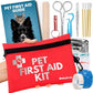 Dog & Cat First Aid Kit Vet Approved Emergency Supplies Travel Home RV