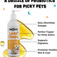 Dog & Cat Omega 3 6 Supplement Probiotics Vitamin E Skin Coat 16oz Pump