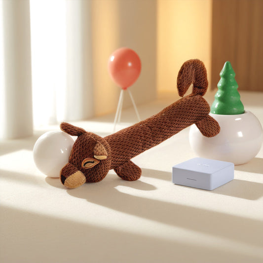Long-Bodied Plush Dog Toy  Endless Fun Awaits by PNC Family FInds