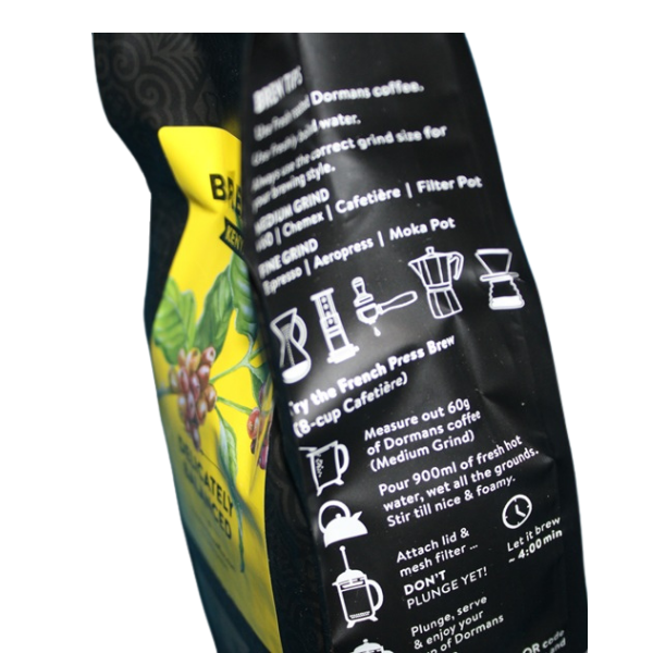 Dormans Breakfast Kenya Coffee - Dark Roast, Fine Grind 375g