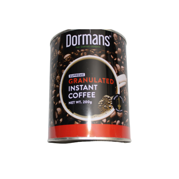 DORMANS SUPREME GRANULATED INSTANT COFFEE 200g