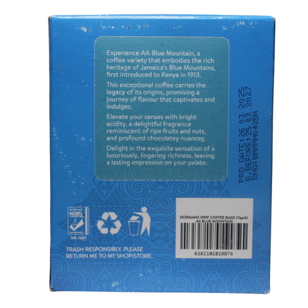 DORMANS AA BLUEMOUNTAIN DRIP BAG 11G