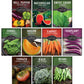 Drought-Tolerant Vegetable Seeds Variety Pack – 10 Heat-Resilient, Full-Sun Garden Favorites for Dry Climate Growing