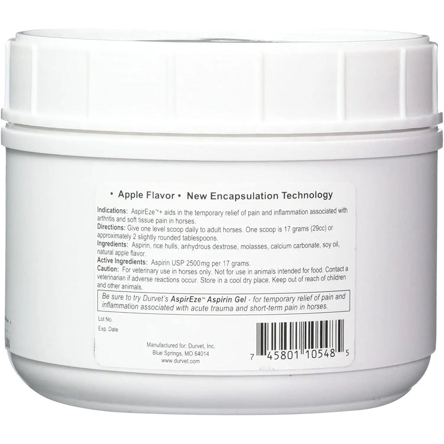 Durvet Aspir-Eze Plus Aspirin-Granules 1.04 lb.