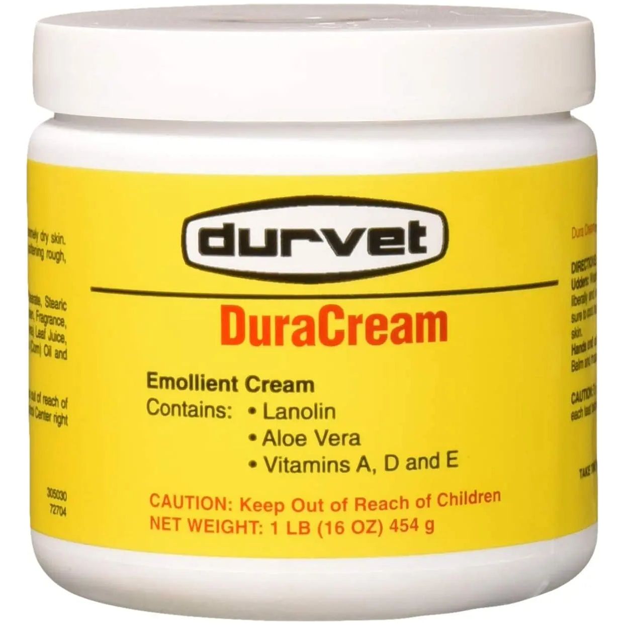 Durvet Duracream Emollient and Barrier Cream for Dairy Cattle Goats Sheep 1 lb.