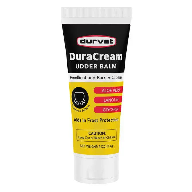 Durvet Duracream Udder Balm Tube Livestock Animals Soothe Chapped Skin 4oz.