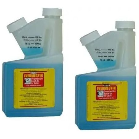 Durvet Pour On Parasiticide for Cattle 250mL 2-Pack