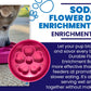 Flower eBowl Deep Slow Feeder Dog Bowl for Enrichment | USA Made