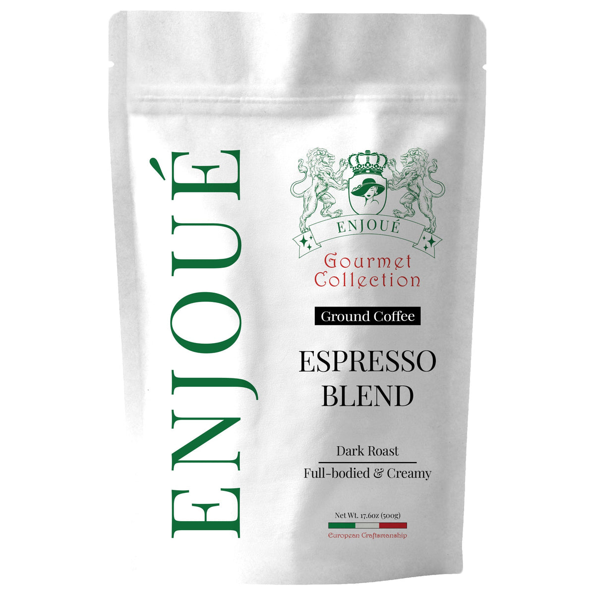 Enjoue Espresso Blend Coffee Ground Coffee 17.6oz/500g