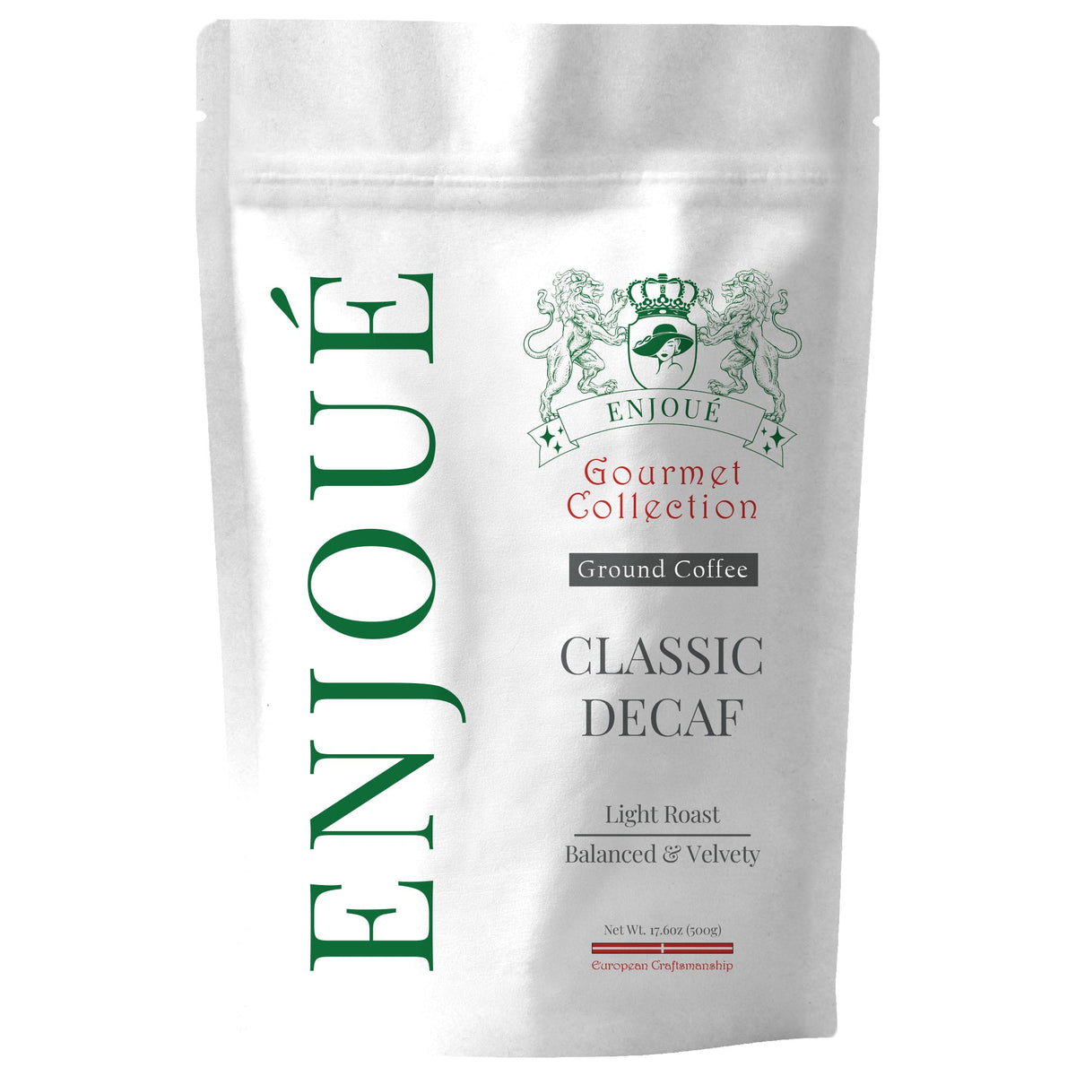 Enjoue Classic Decaf Ground Coffee 17.6oz/500g