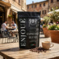 Enjoue Espresso Blend Coffee Whole Bean Coffee 17.6oz/500g