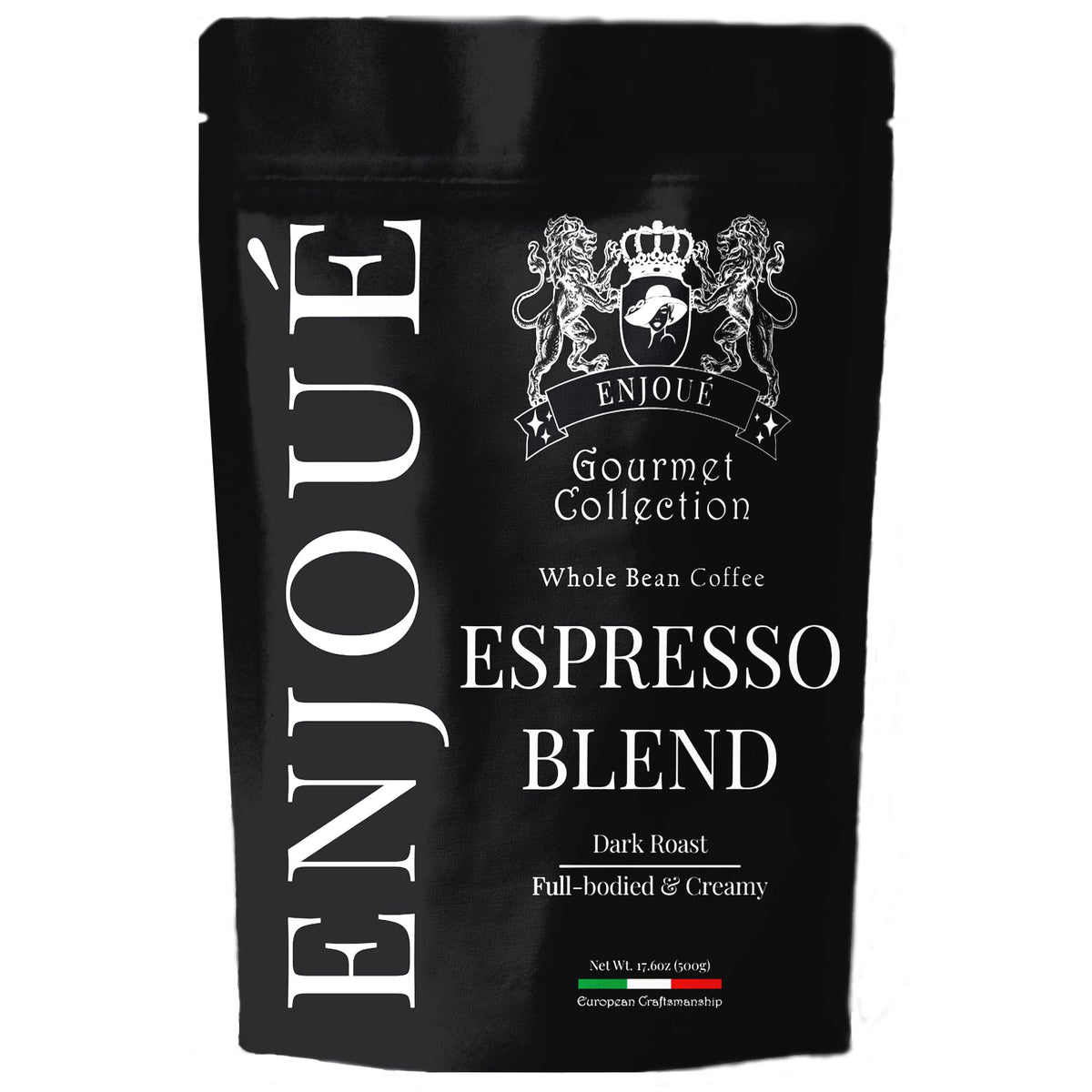 Enjoue Espresso Blend Coffee Whole Bean Coffee 17.6oz/500g