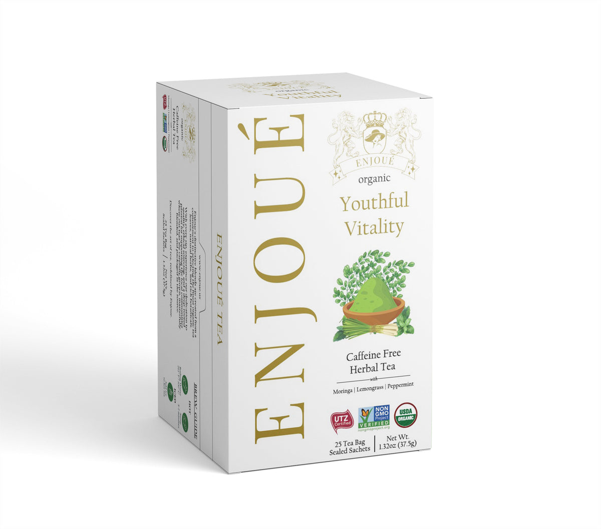 Enjoue Organic Youthful Vitality Herbal Tea 25ct
